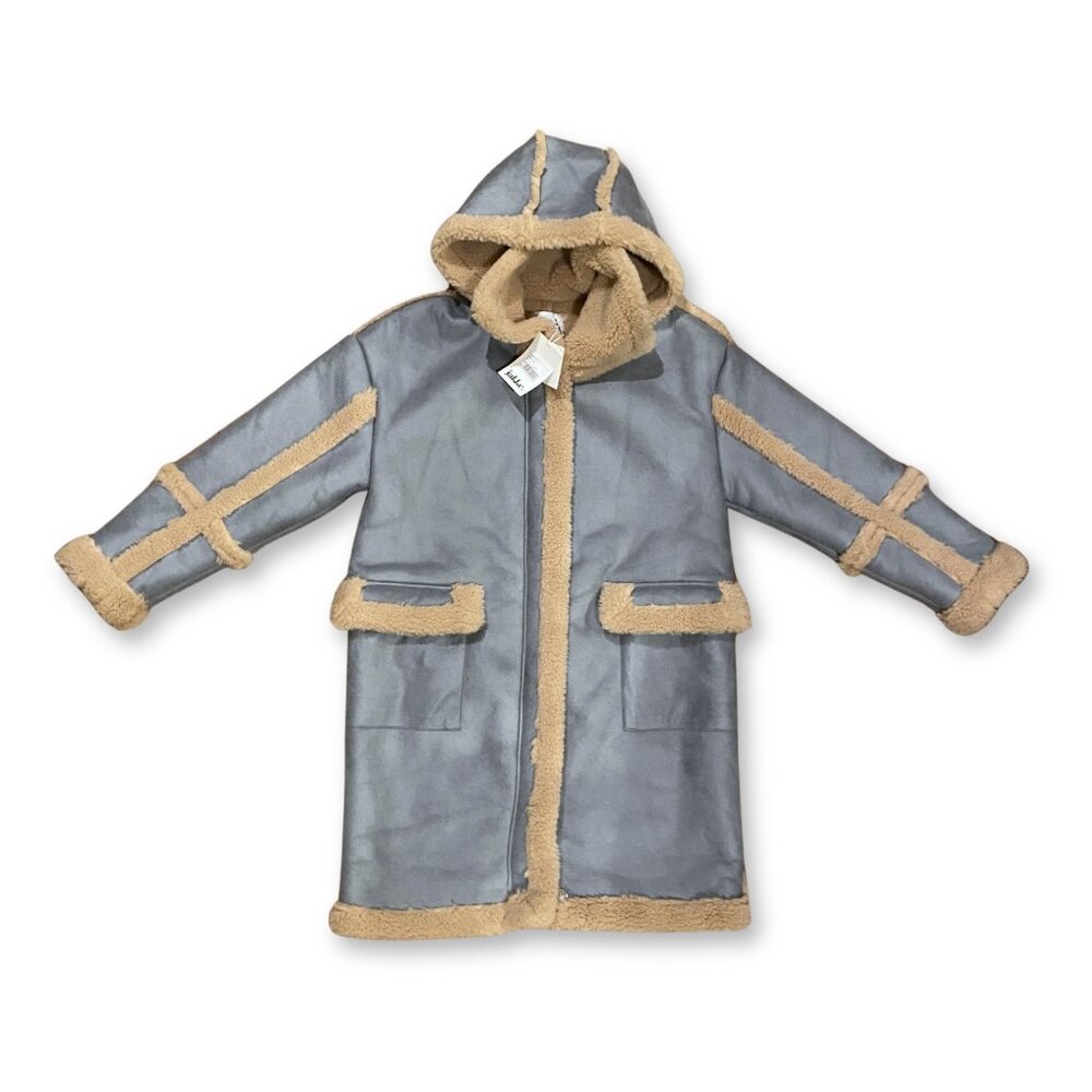 NWT Jakke Azeala Shearling Parka Blue M